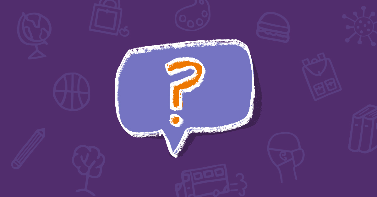 Question mark illustration