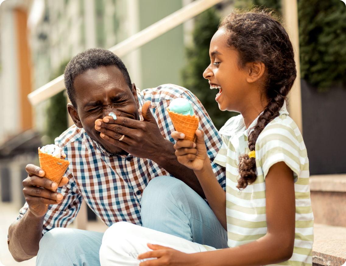 mother and daughter gardening