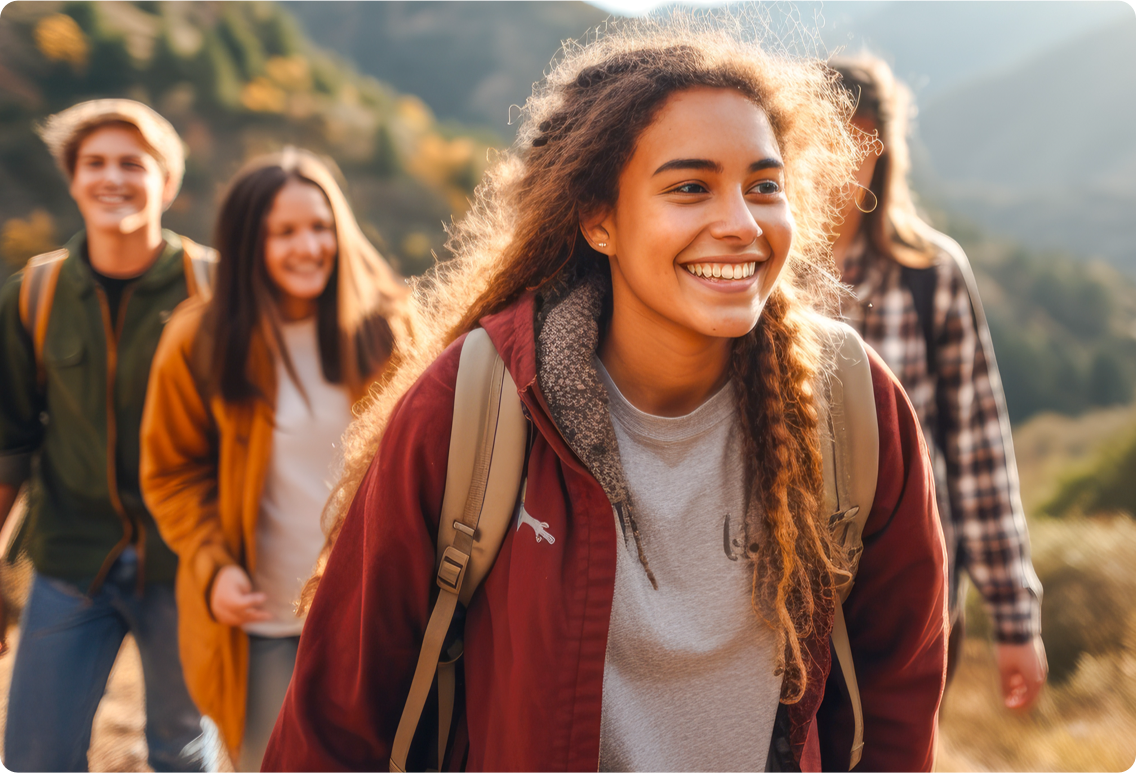 Groupe de personnes en randonnée | Allergies saisonnières