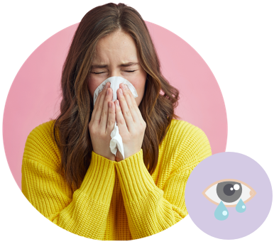 Donna che starnutisce | Allergie stagionali