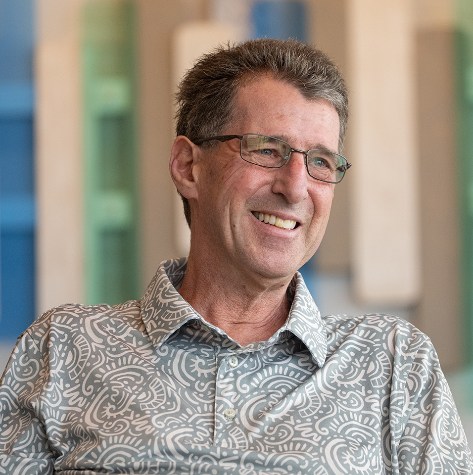Colin Barton, retired dentist and lung cancer patient
