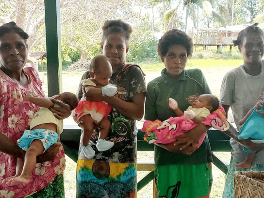 Thermo Fisher volunteers assemble birthing kits to support underserved mothers and babies